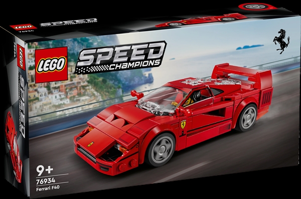Køb LEGO Speed Champions Ferrari F40-superbil billigt på Legen.dk!