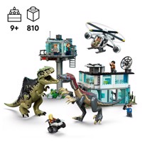 Køb LEGO Jurassic World Giganotosaurus & Therizinosaurus Attack billigt på Legen.dk!