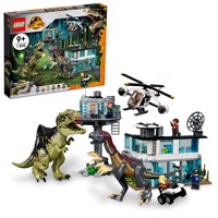 Køb LEGO Jurassic World Giganotosaurus & Therizinosaurus Attack billigt på Legen.dk!