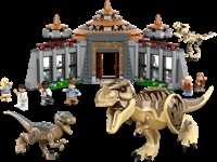 Køb LEGO Jurassic World Besøgscenter: T. rex- og raptor-angreb billigt på Legen.dk!