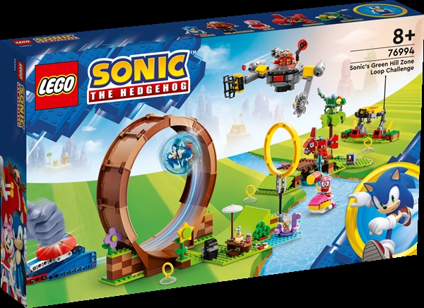 Køb LEGO Sonic Sonics Green Hill Zone loop-udfordring billigt på Legen.dk!