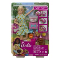 Køb Barbie Puppy Party - Blonde billigt på Legen.dk!