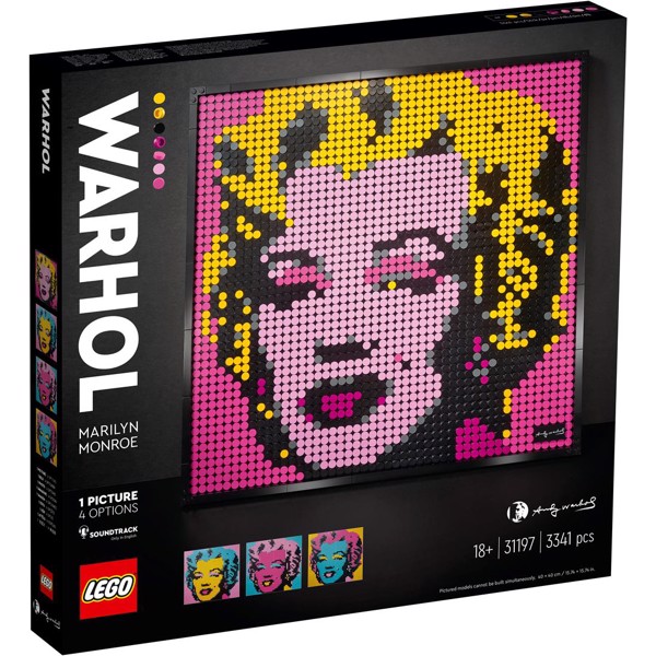 Køb LEGO Art Andy Warhol\'s Marylin Monroe billigt på Legen.dk!