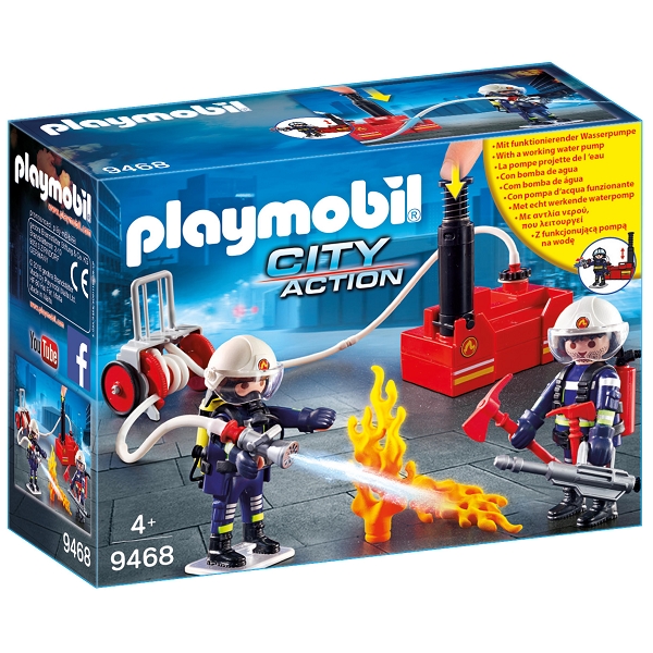 Køb PLAYMOBIL City Action Brandmænd med vandpumpe på Legen.dk!