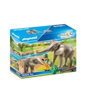 Køb PLAYMOBIL Famlly Fun Elefanter i indhegning billigt på Legen.dk!
