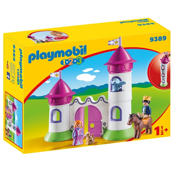 Køb PLAYMOBIL 1.2.3 Slot med stabletårn på Legen.dk!