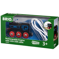 Køb BRIO Genopl.lokomotiv, m/mini USB kabel på Legen.dk!