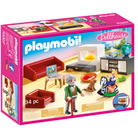 Køb PLAYMOBIL Dollhouse Komfortabel stue billigt på Legen.dk!