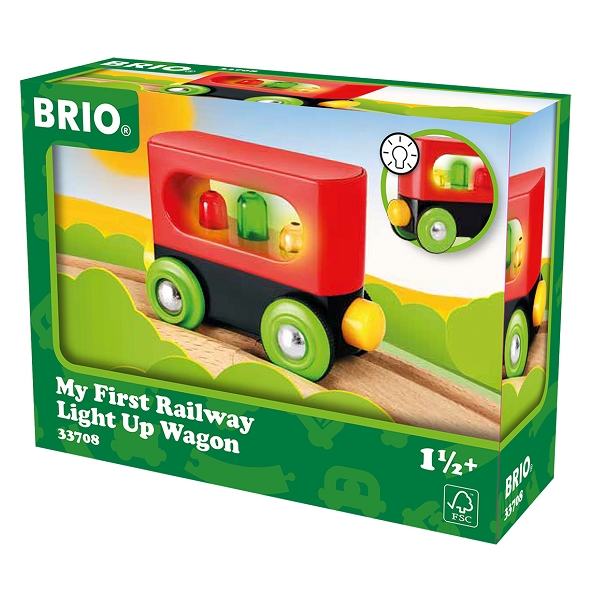 Køb BRIO Min  første togvogn m/lys på Legen.dk!