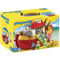 Køb: Playmobil 1.2.3 Min transportable Noah's ark på Legen.dk!