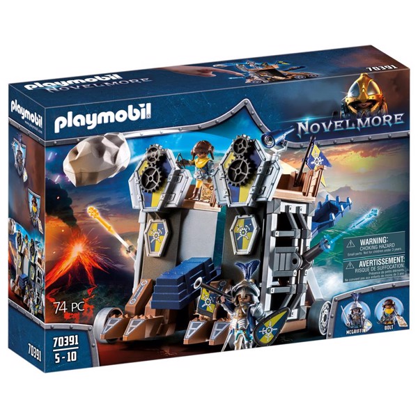 Køb PLAYMOBIL Knights Novelmore mobil katapultfæstning billigt på Legen.dk!