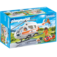 Køb PLAYMOBIL City Life Redningshelikopter billigt på Legen.dk!