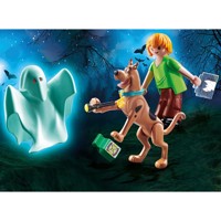Køb PLAYMOBIL Scooby Doo! Scooby & Shaggy med spøgelse billigt på Legen.dk!