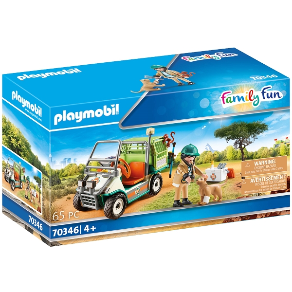 Køb PLAYMOBIL Family Fun Zoo-dyrlæge med køretøj billigt på Legen.dk!